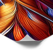 Levendige Condor Perching Top Tree Poster (Hoek)