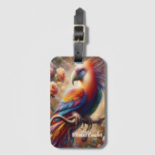 Levendige Condor Perching Top Tree Verjaardag Uitn Bagagelabel (Voorkant (verticaal))