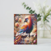 Levendige Condor Perching Top Tree Verjaardag Uitn Briefkaart (Staand voorkant)