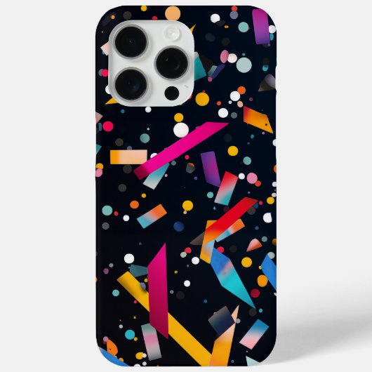 Levendige confetti Case-Mate iPhone case (Achterkant)