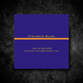 Levendige contrastkleur, een gedurfde moderne vierkante visitekaartje