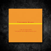 Levendige contrastkleur, een gedurfde moderne vierkante visitekaartje