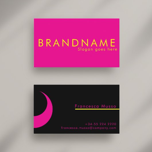 Levendige contrastkleur, een gedurfde moderne visitekaartje