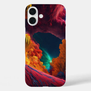 Levendige Cosmic Dreamscape iPhone 16 Hoesje