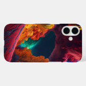 Levendige Cosmic Dreamscape iPhone 16 Hoesje (Achterkant (horizontaal))