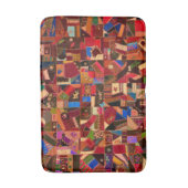 Levendige  Crazy Quilt Badmat (Voorkant Verticaal)