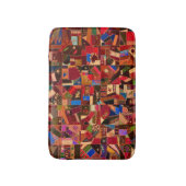 Levendige Crazy Quilt Badmat (Voorkant Verticaal)