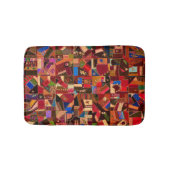 Levendige  Crazy Quilt Badmat (Voorkant)