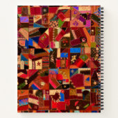 Levendige  Crazy Quilt Notitieboek (Achterkant)