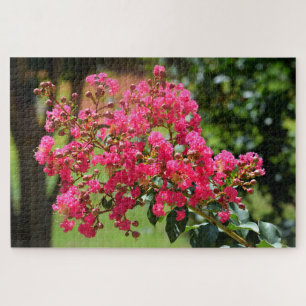 Levendige crêpe myrtle struik legpuzzel
