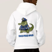 Levendige Croco Police Charm (Achterkant)