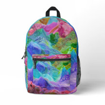 Levendige Crystal Mountain Abstract