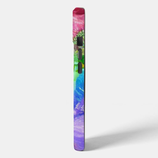 Levendige Crystal Mountain Abstract Case-Mate iPhone Case (Achterkant / Links)