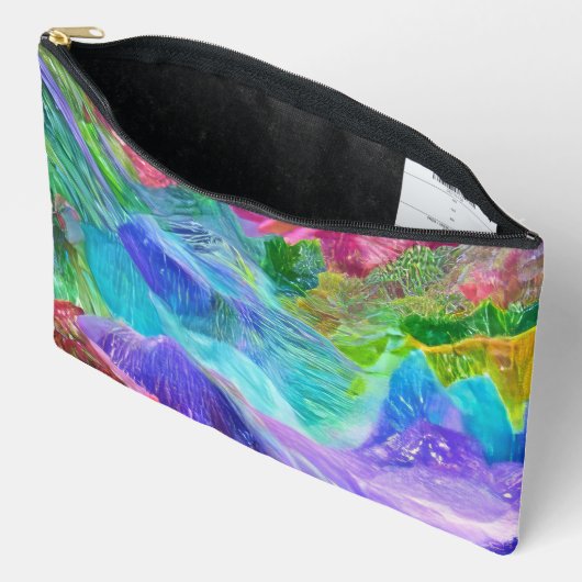 Levendige Crystal Mountain Abstract Etui (Open)