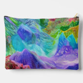 Levendige Crystal Mountain Abstract Etui (Achterkant)