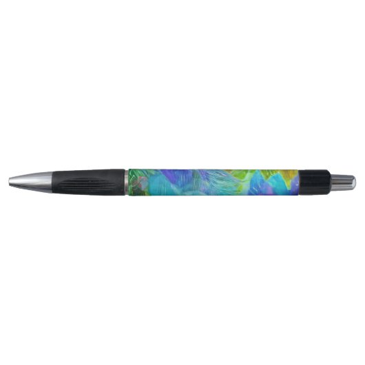 Levendige Crystal Mountain Abstract Pen (Voorkant)