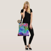 Levendige Crystal Mountain Abstract Tote Bag (Op model)