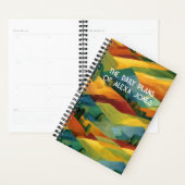 Levendige Cubistische Heuvels Schilderachtige Herf Planner (Display)