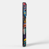 Levendige culturele maskers Case-Mate iPhone case (Achterkant / Rechts)