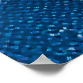 Levendige Cyborg Cat Closeup Poster (Hoek)