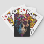 Levendige dag van de doden pokerkaarten (Achterkant)