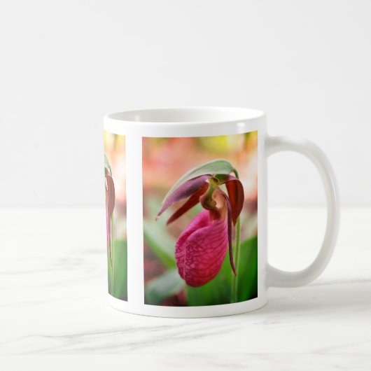 Levendige Dame Slipper Orchid Flower Koffiemok (Rechts)