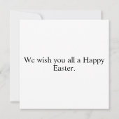 Levendige decoratieve paasei collage kaart (Achterkant)