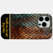 Levendige details van een giftige slangenhuid Case-Mate iPhone case (Achterkant (horizontaal))