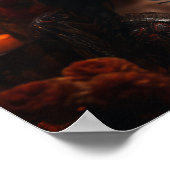 Levendige Dia de los Muertos Poster - Vier de (Hoek)