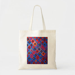 Levendige Diamond Canvas tas Labels: #ToteBag #VI