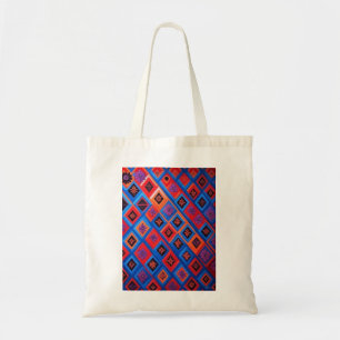 Levendige Diamond Canvas tas Labels: #ToteBag #VI