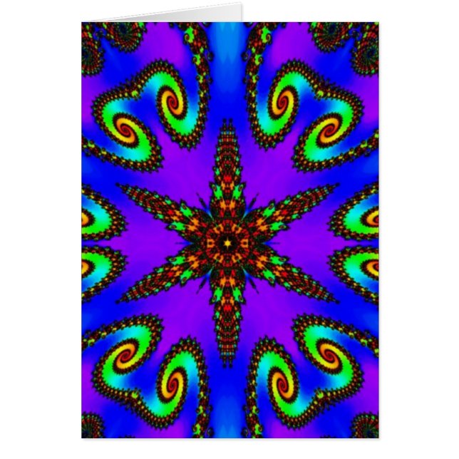 Levendige digitale kaleidoskopkunst (Voorkant)