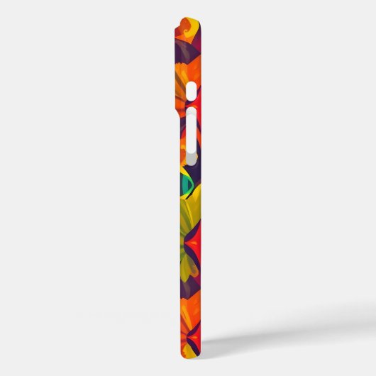 Levendige Digitale Print iPhone16 Hoesje - Artisti (Achterkant / Links)