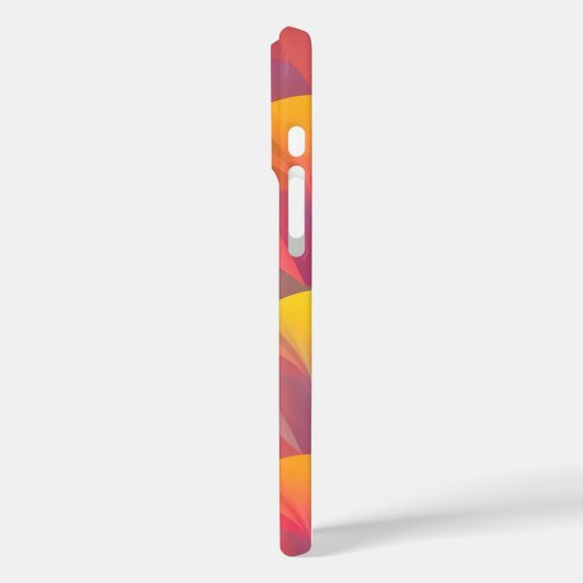 Levendige Digitale Print iPhone16 Hoesje - Kleurri (Achterkant / Links)