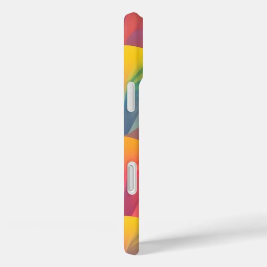 Levendige Digitale Print iPhone16 Hoesje - Kleurri (Achterkant / Rechts)