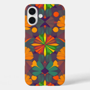 Levendige digitale print iPhone16 Hoesje - Naadloo