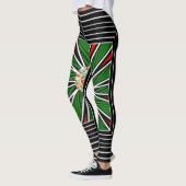 Levendige digitale print Leggings – Perfect geschi (Links)