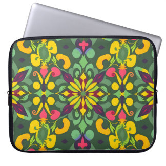 Levendige digitale print neopreen laptophoes 15 in laptop sleeve