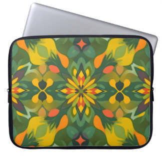 Levendige digitale print neopreen laptophoes 15 in laptop sleeve