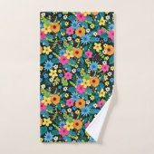 Levendige Ditsy Bloemen Bloemendesign-43785 Bad Handdoek (Handdoek)