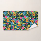 Levendige Ditsy Bloemen Bloemendesign-43785 Bad Handdoek (Handdoek)