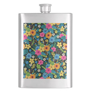Levendige Ditsy Flowers Bloemenpatroon-43785 Flacon