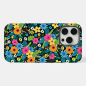 Levendige Ditsy Flowers Bloemenpatroon-43785 iPhone Hoesje (Achterkant horizontaal)