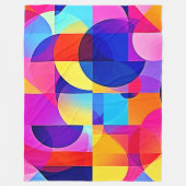 Levendige Dot Energy Art Fleece Deken (Voorkant)