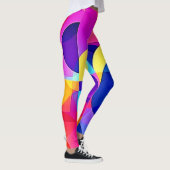Levendige Dot Energy Art Leggings (Rechts)