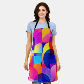 Levendige Dot Energy Art Schort (Gedragen)