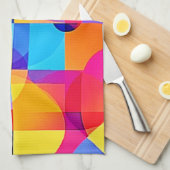 Levendige Dot Energy Art Theedoek (Quarter Fold)