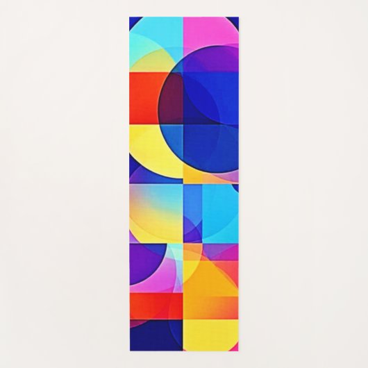 Levendige Dot Energy Art Yogamat (Voorkant)