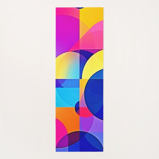 Levendige Dot Energy Art Yogamat (Achterkant)