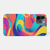 Levendige Draaiende Abstracte Kunst Case-Mate iPhone Case (Achterkant (horizontaal))